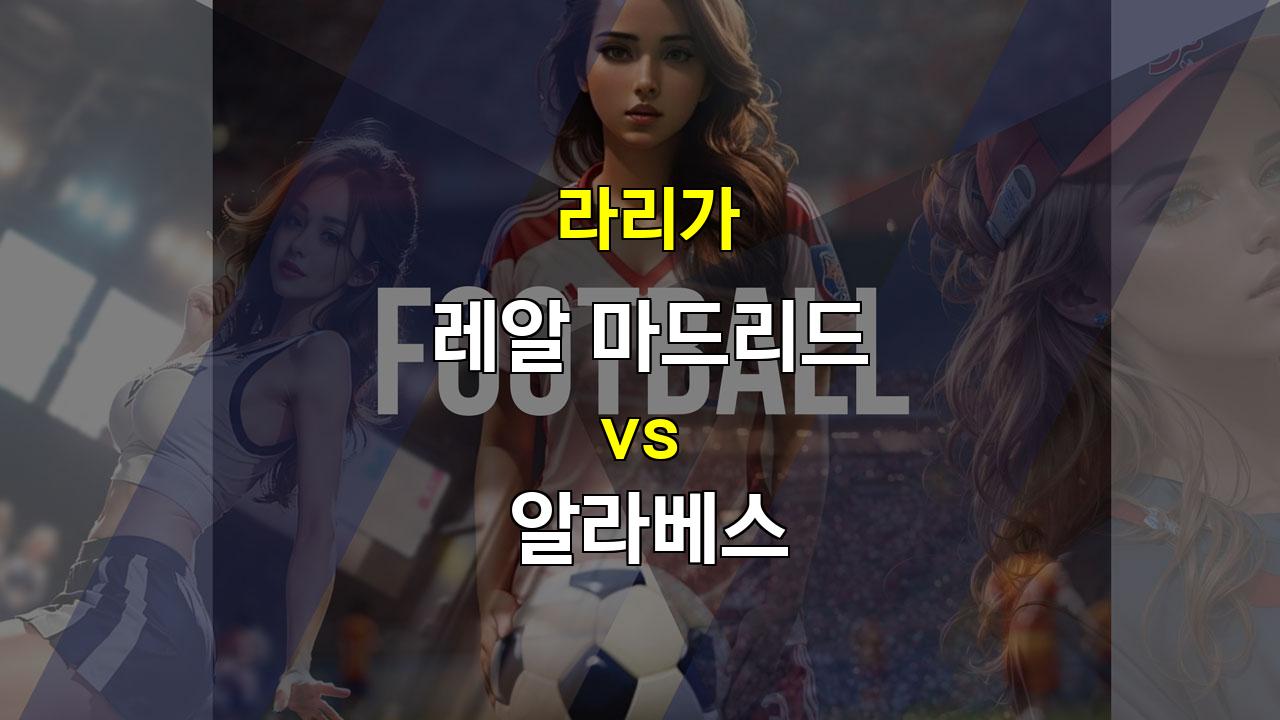 레알 마드리드 vs 알라베스: 압도적인 화력과 견고한 수비의 만남