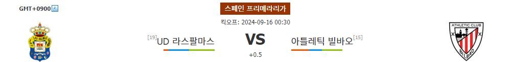 라스팔마스 vs 빌바오: 승점 사냥에 나선 빌바오, 홈에서 저항하는 라스팔마스!