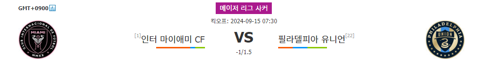 메이저 리그 사커: 인터 마이애미 CF vs 필라델피아 유니언 - 승리의 향방은?