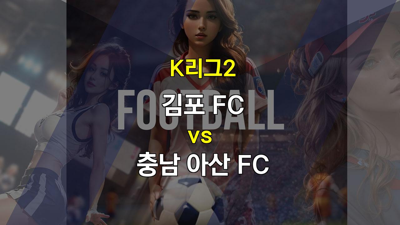 【핸디캡픽】K리그2 김포 vs 충남아산 경기 분석: 팽팽한 혈투 예상!