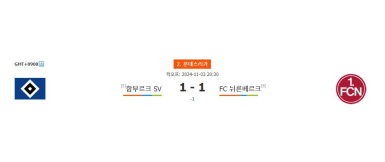 【스포츠토토】함부르크 SV vs FC 뉘른베르크: 홈 이점을 앞세운 함부르크의 승리 예상