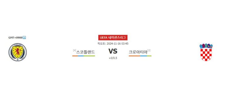 【메이저놀이터순위분석】UEFA 네이션스리그: 스코틀랜드 vs 크로아티아 – 승리의 주인공은 누구?