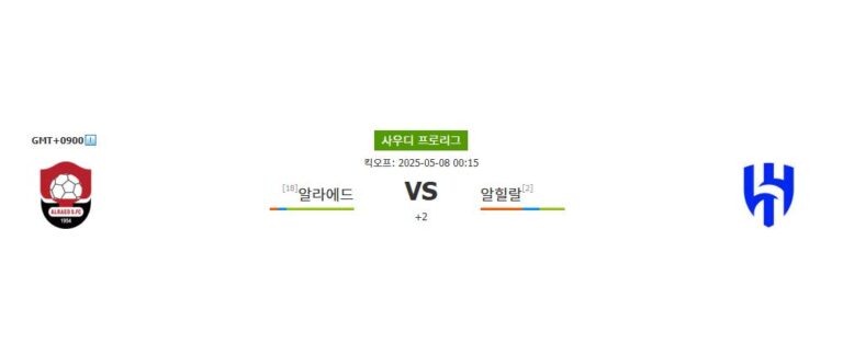 축구분석|사우디 프로리그 분석: 알라에드 vs 알힐랄, 승리의 향방은?